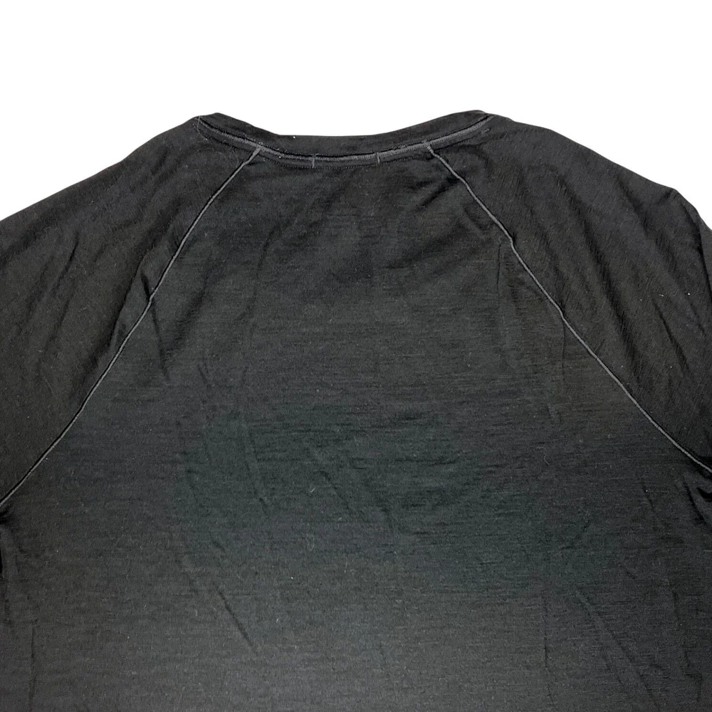 Smartwool Merino Wool Base Layer Top XL Black Long Sleeve EUC - Picture 6 of 7